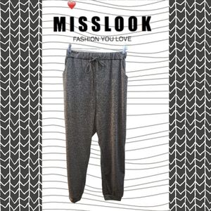 MISSLOOK CASUAL DESIGNER DRAWSTRING PANTS
